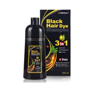Meidu Hair Dye Shampoo - Black 500 ML